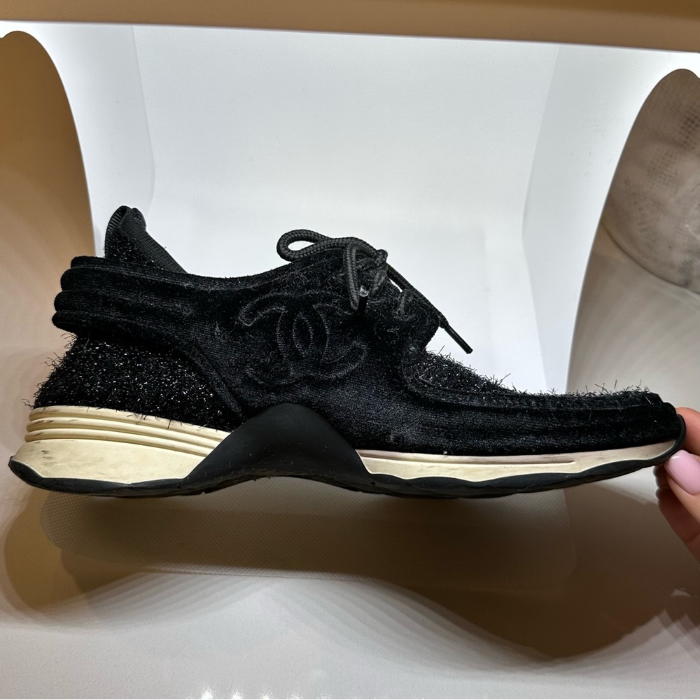 Used CHANEL Sparkle Sneakers EU 38 US 8